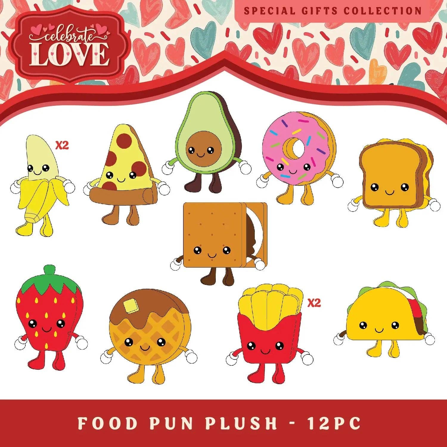 Food Fun Super Plush Animal