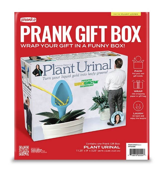 Prank Gift Box - Plant Urinal