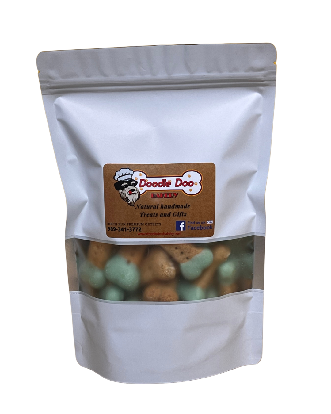 Homemade Dog Treats - Minty Breath Blend 1/2 lb