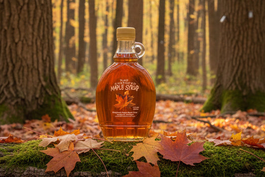 100% Pure Shepherd Maple Syrup -  Glass Flat Bottle