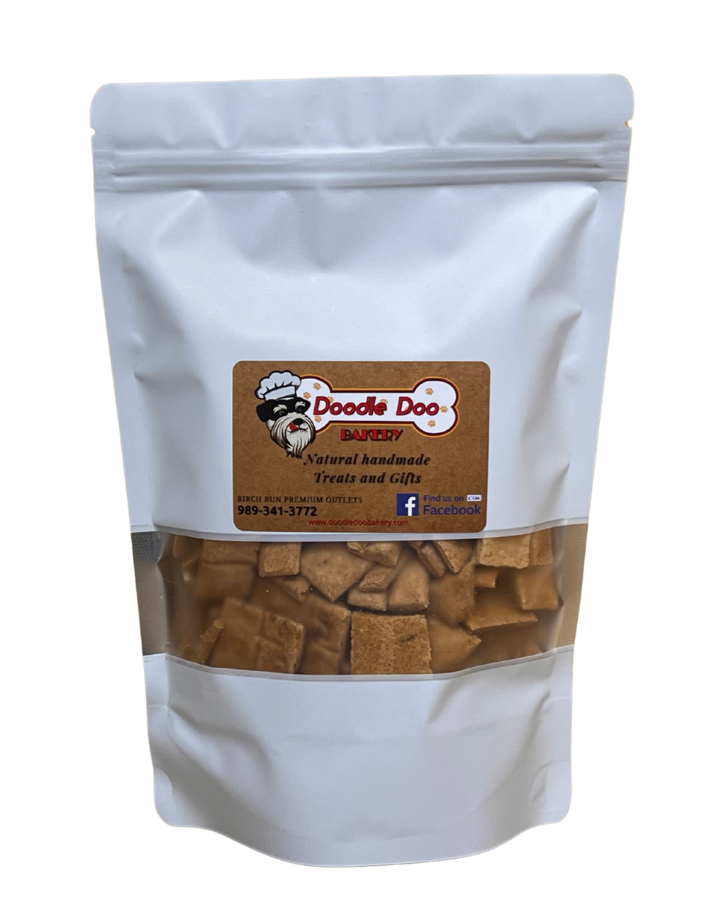 Homemade Dog Treats - Bacon Cheddar Bits 1/2 lb