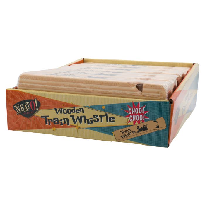 Classic Wooden Train Whistle