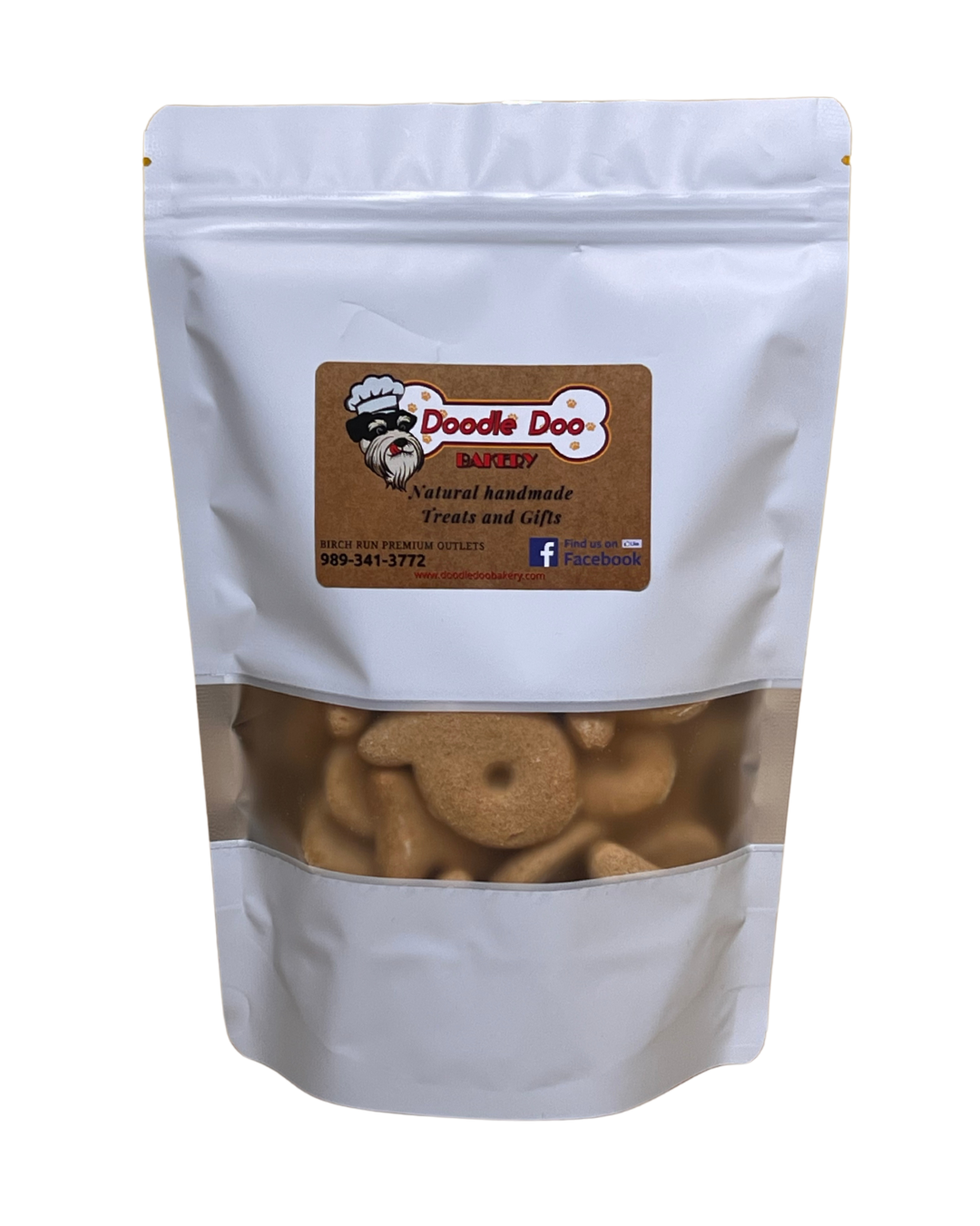 Homemade Dog Treats - Cheesy Gold Dog Biscuits 1/2 lb