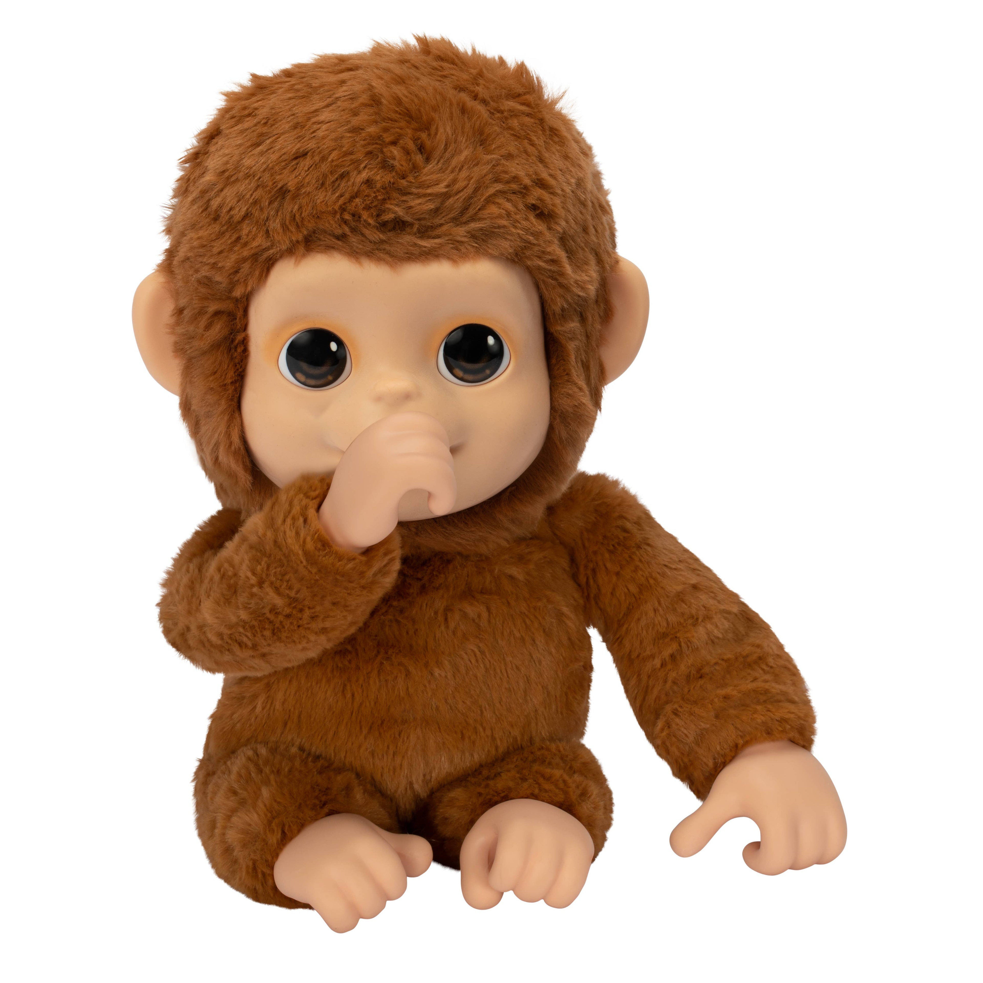 Moose Toys Little Live Pet My Baby Monkey Plush