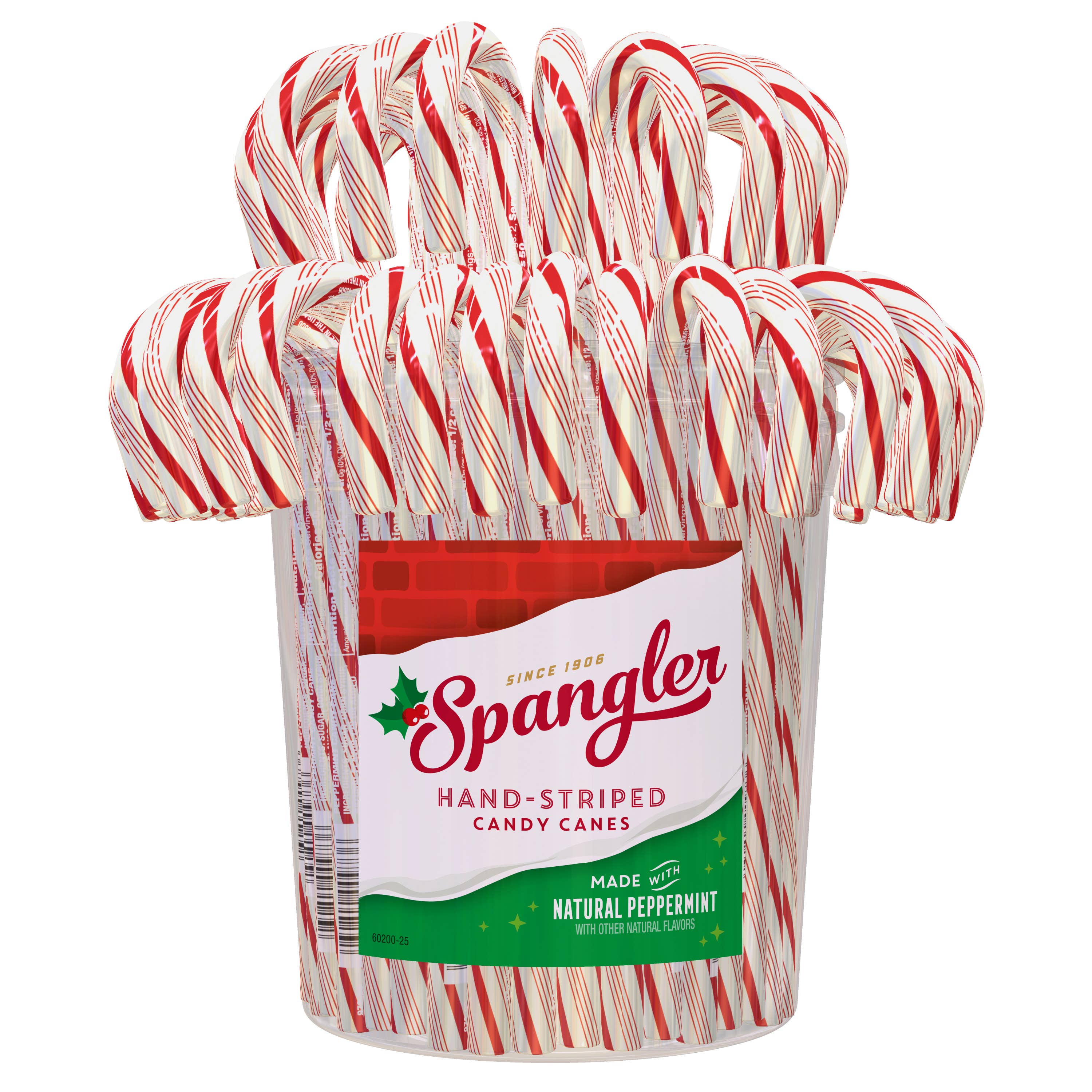 Spangler Red & White Peppermint Candy Cane
