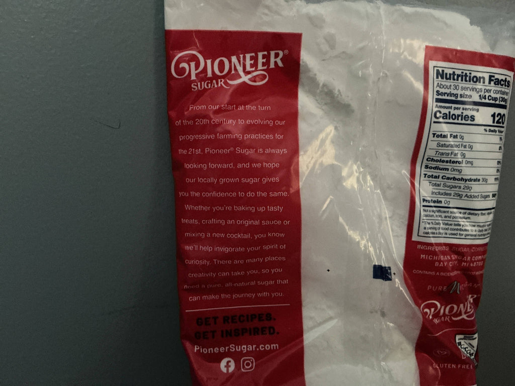 Confectioners Powdered sugar by Pioneer Sugar Company 