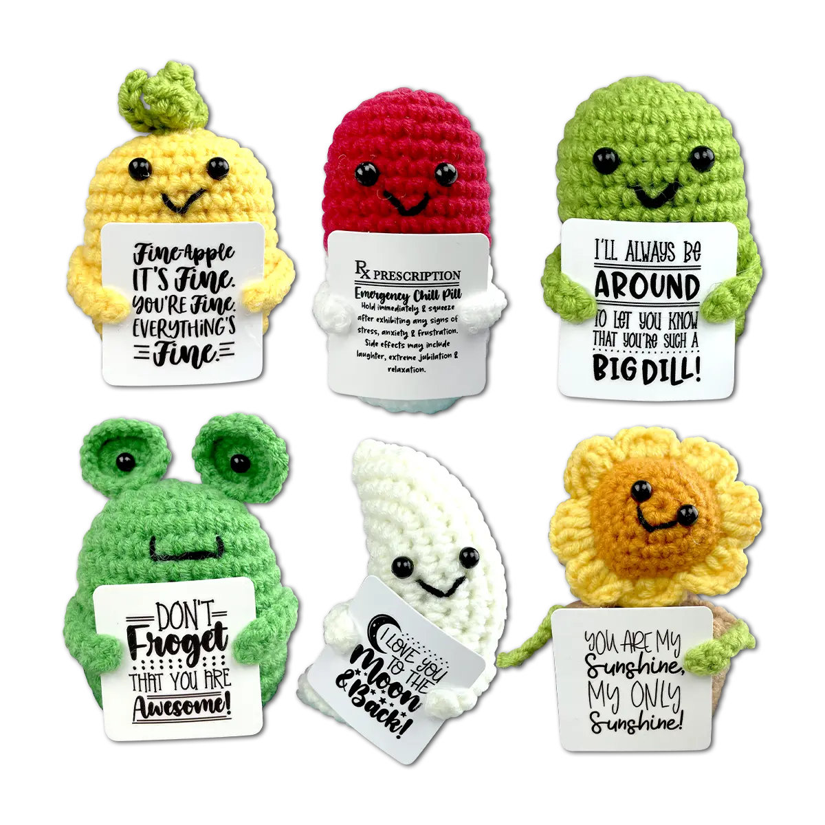 Emotional Support Crochet Plush Pals