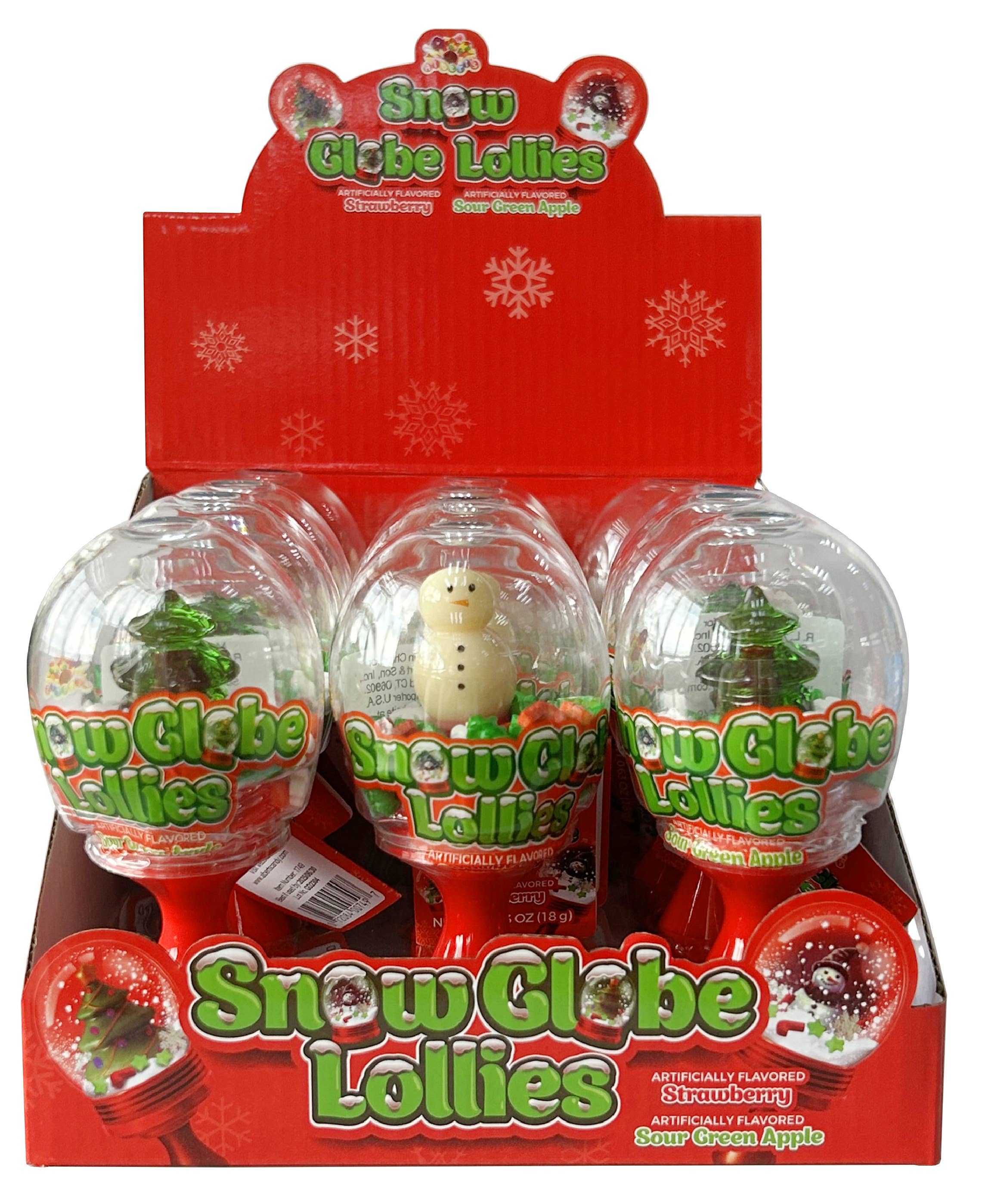 Winter / Holiday Snow Globe Lollies